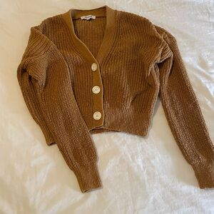 Madewell Greywood Crop Cardigan Sweater